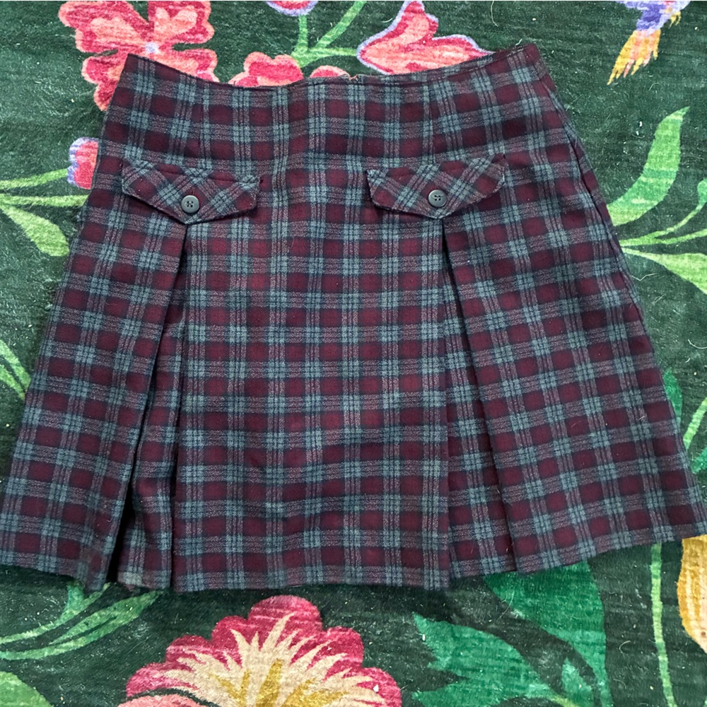 Plaid skirt